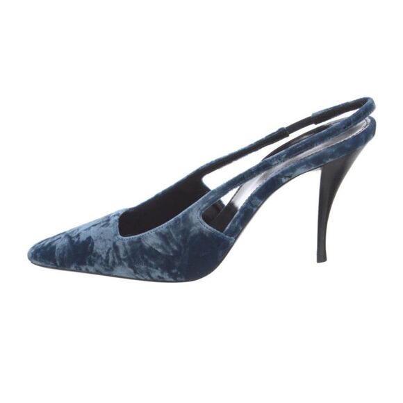 Saint Laurent Velvet heels - Picture 1 of 5